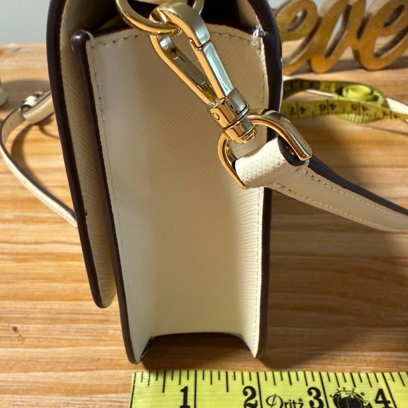 ON SALE!! Kate Spade Ivory Crossbody Bag with Gold Accents - Picture 9 of 16